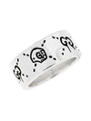 Men's Ghost Ring YBC455318001 Silver - GUCCI - BALAAN 3