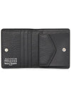 Stitch Leather Compact Half Wallet Black - MAISON MARGIELA - BALAAN 5