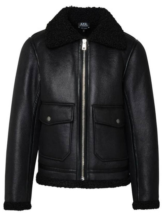 Tommy leather jacket black - A.P.C. - BALAAN 1