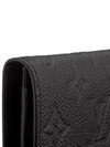 Monogram Embossed Leather Business Card Wallet Black - LOUIS VUITTON - BALAAN 5