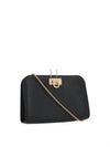 Diana Small Clutch Bag Black - SALVATORE FERRAGAMO - BALAAN 2