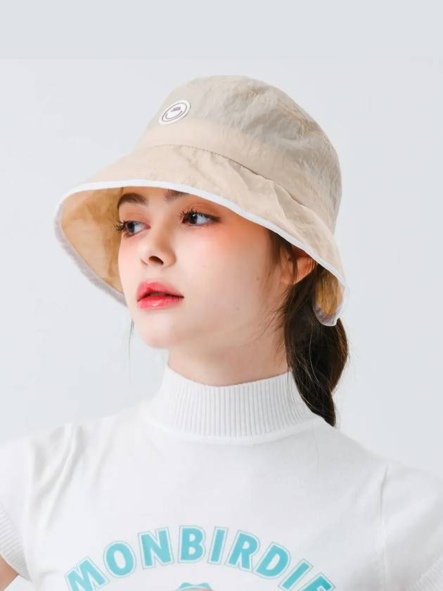 Windproof color combination string bucket hat BEIGE - MONBIRDIE GOLF - BALAAN 7