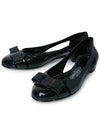 Vara Bow Jelly Ballet Flat Black - SALVATORE FERRAGAMO - BALAAN 2