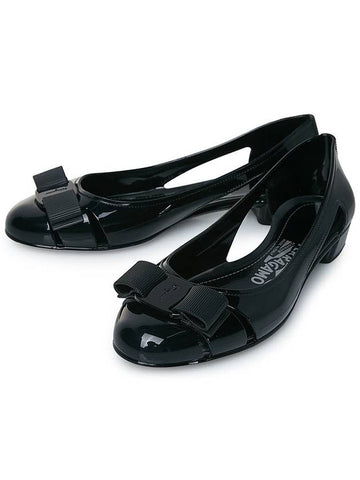 Ferragamo Women s Vara Jelly Pumps 3CM NERO 0726363 - SALVATORE FERRAGAMO - BALAAN 1