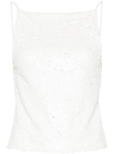 P.A.R.O.S.H. Sequin-Embellished Open-Back Top - P.A.R.O.S.H. - BALAAN 1