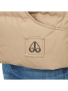 Women's Logo Patch Zipper Padded Vest Brown - MOOSE KNUCKLES - BALAAN 9