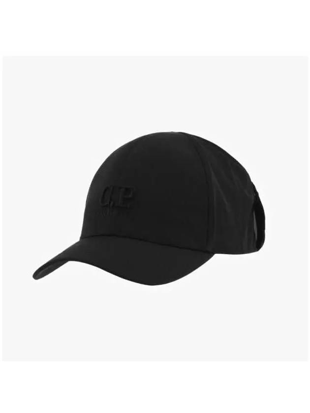 Chrome R Goggle Ball Cap Black - CP COMPANY - BALAAN 4