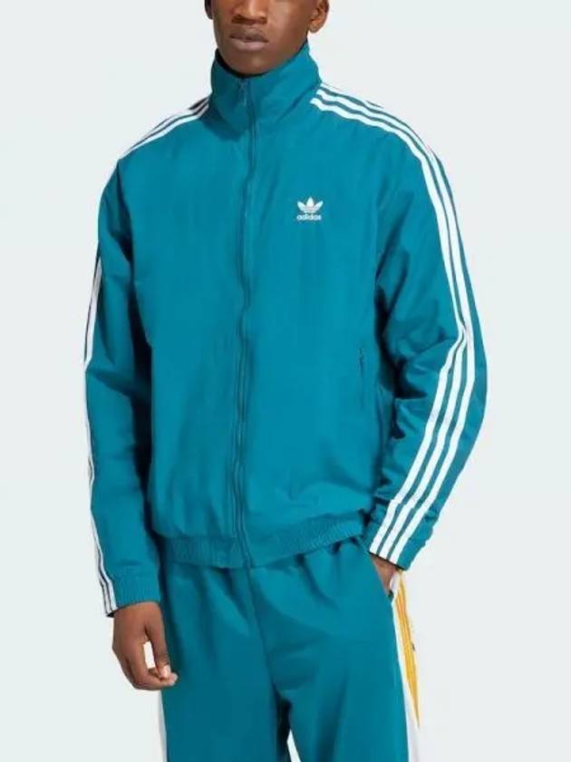 Woven Firebird Track Jacket Blue Green - ADIDAS - BALAAN 2