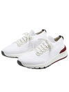 Knit Running Sneakers White - BRUNELLO CUCINELLI - BALAAN 2