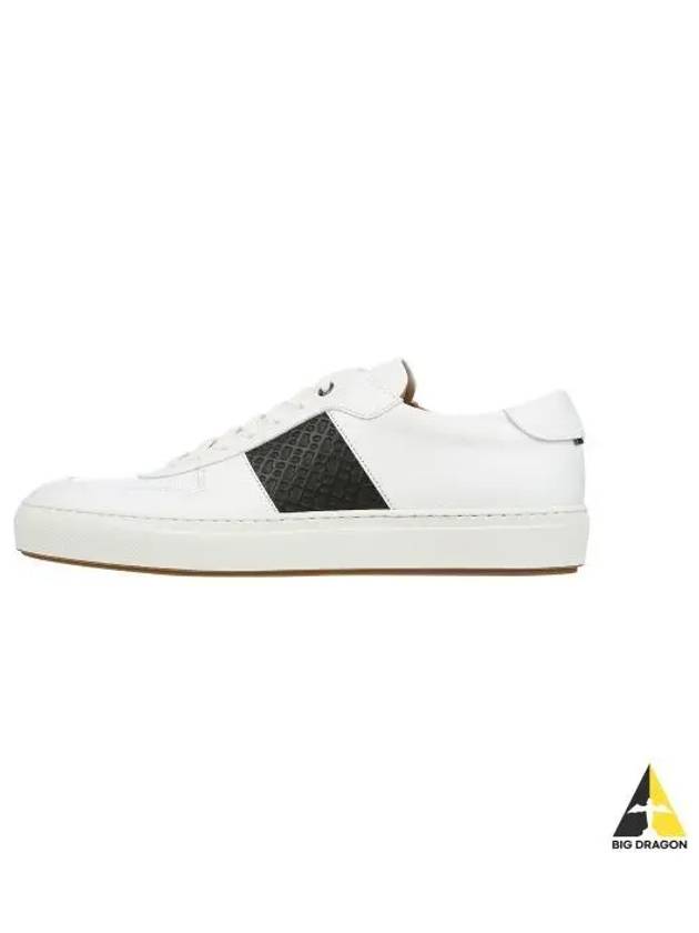 B logo pattern low top sneakers 50478616 101 - BOSS - BALAAN 1