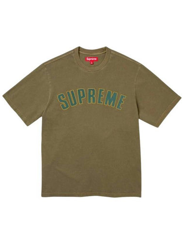 Supreme Crack Arc Short Sleeve Top Olive - ETC - BALAAN 1