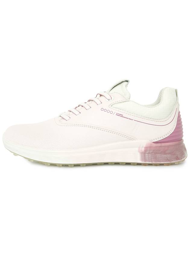 Women's Golf S Three Spikeless Golf Shoes Pink - ECCO - BALAAN 5