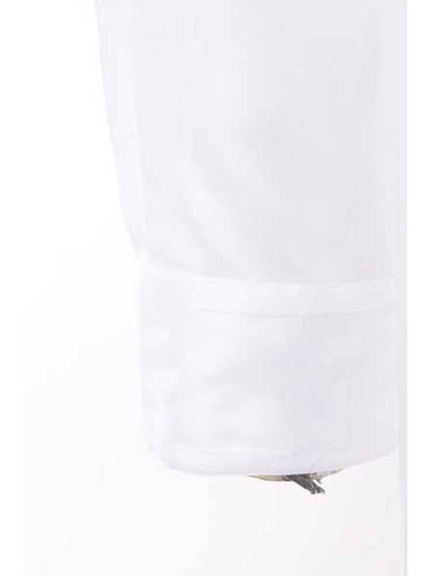 Oversized Fit Oxford Long Sleeve Shirt White - MAISON MARGIELA - BALAAN 5