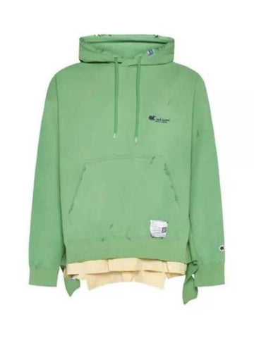 Hooded Sweatshirt A10HD591 GREEN - MAISON MIHARA YASUHIRO - BALAAN 1