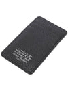 4 Stitch Leather Card Wallet Black - MAISON MARGIELA - BALAAN 7