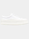 Platform Canvas Low Top Sneakers White - JIL SANDER - BALAAN 2