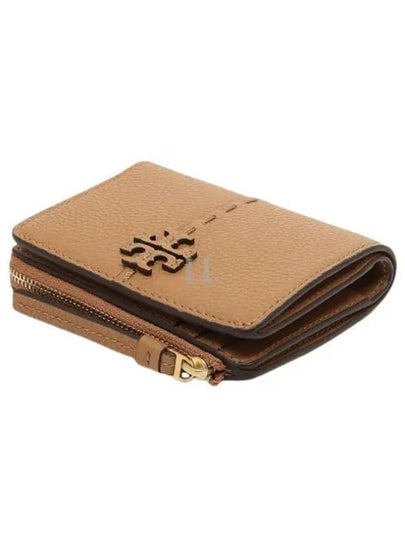 McGraw Leather Half Wallet Brown - TORY BURCH - BALAAN 2