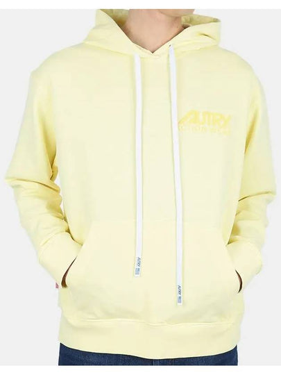 Men's Match Point Round Neck Sweatshirt Yellow - AUTRY - BALAAN 2