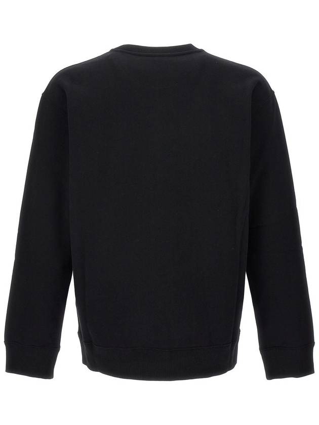 VLTN Logo Print Cotton Sweatshirt Black - VALENTINO - BALAAN 3