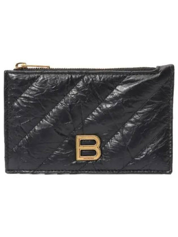 Crush Quilted Card Holder Women s Wallet - BALENCIAGA - BALAAN 1