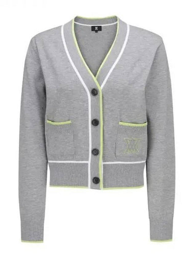 Anew Women s Essential Cardi GUN MG Domestic Product GQCY24020772094 - ANEWGOLF - BALAAN 1