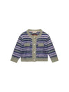 Stripe Mohair Cardigan Purple - MARNI - BALAAN 2