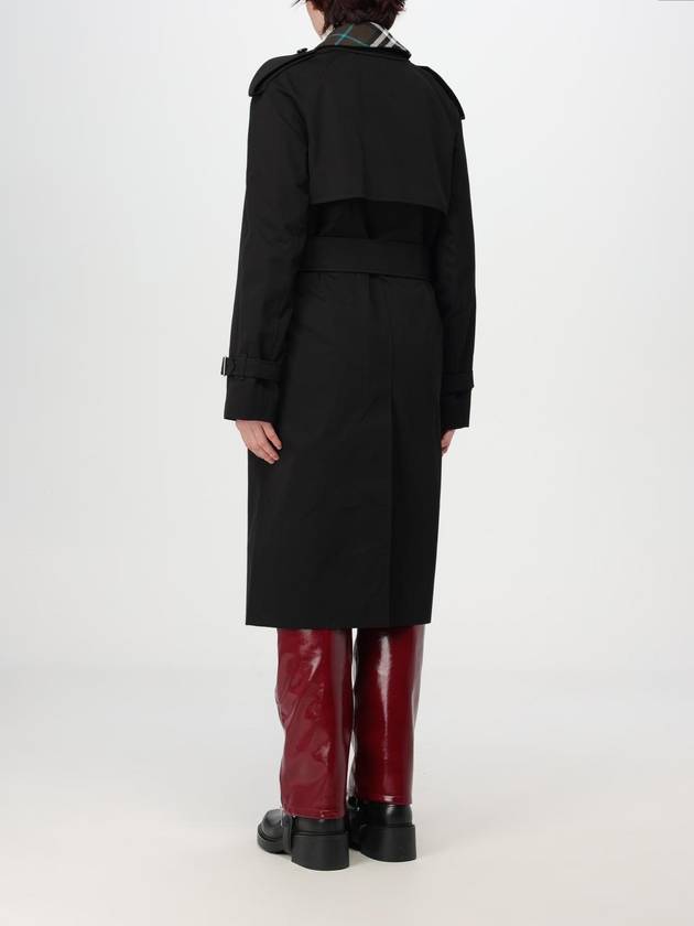 Detachable Collar Trench Coat Black - BURBERRY - BALAAN 4