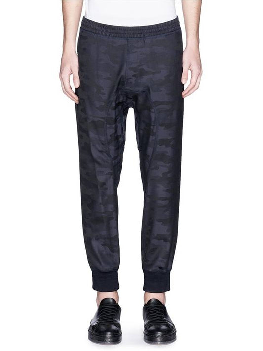 CAMOUFLAGE slouch fit JOGGING PANTS - NEIL BARRETT - BALAAN 1