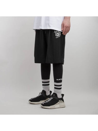 BBD Oculus Logo Bermuda Shorts Black - BLACKBLOND - BALAAN 1