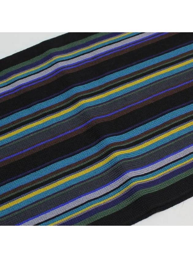 PS Bi Muffler Scarf M2A 151F N146 79 BLACK - PAUL SMITH - BALAAN 5