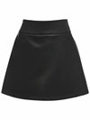 Women s Eco Leather Back Pleated A Line Skirt Culottes DN3LCR002 - DISNEY GOLF - BALAAN 2