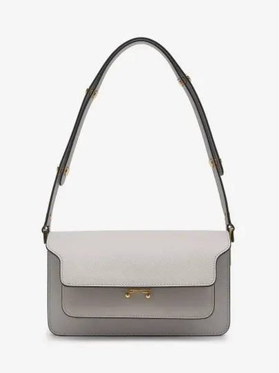 Trunk East West Shoulder Bag Light Grey - MARNI - BALAAN 2