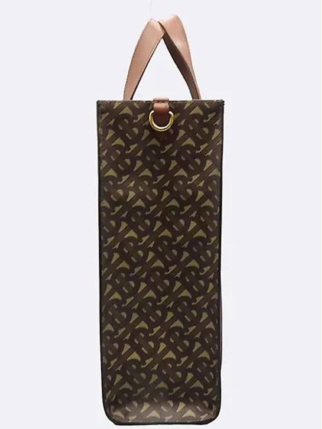 8024294 TB Monogram Canvas Small Tote Bag Shoulder Strap 2WAY - BURBERRY - BALAAN 3