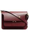 Saffiano Trunk Medium Shoulder Bag Burgundy - MARNI - BALAAN 2