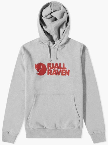 Men's Logo Hoodie Grey - FJALL RAVEN - BALAAN 1