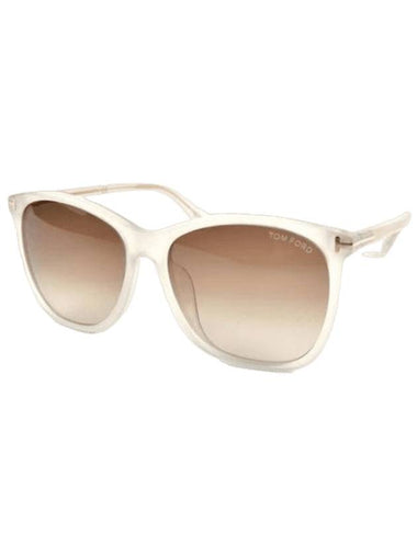 Eyewear Oval Sunglasses Brown - TOM FORD - BALAAN 1