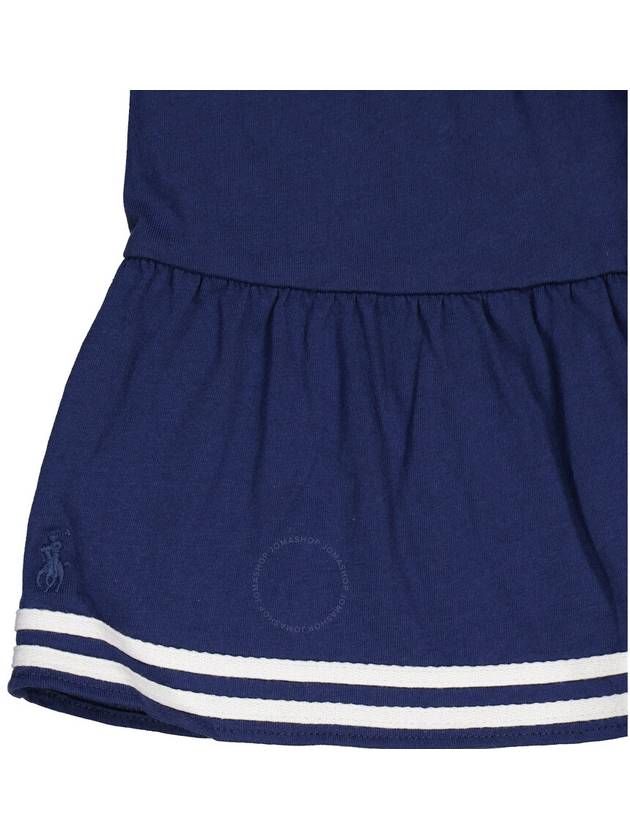 Polo Ralph Lauren Girls Rustic Navy Smocked Tiered Jersey Top, Size 6 - POLO RALPH LAUREN - BALAAN 3