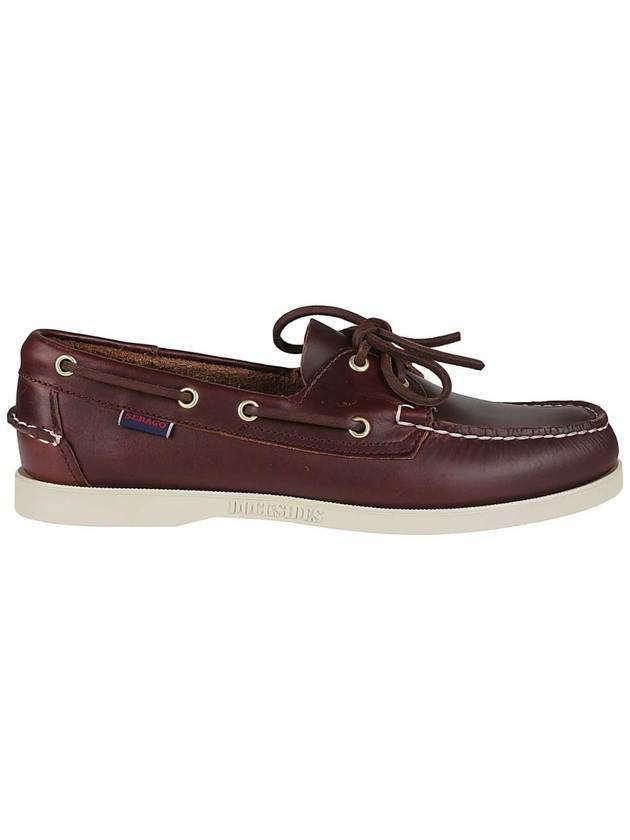 Tokyuside Portland CRMX Leather Boat Brown Burgundy - SEBAGO - BALAAN 1