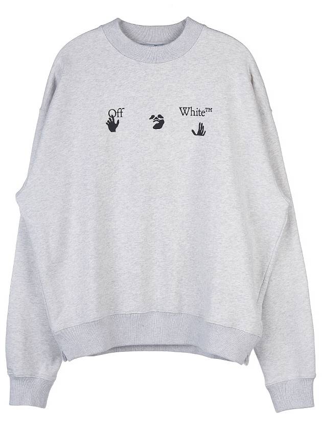 Skate Cotton Intarsia Sweatshirt Grey - OFF WHITE - BALAAN 10