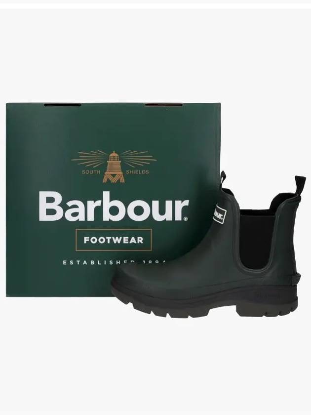 Men's Nimbus Wellington Rain Boots Olive Green - BARBOUR - BALAAN 4