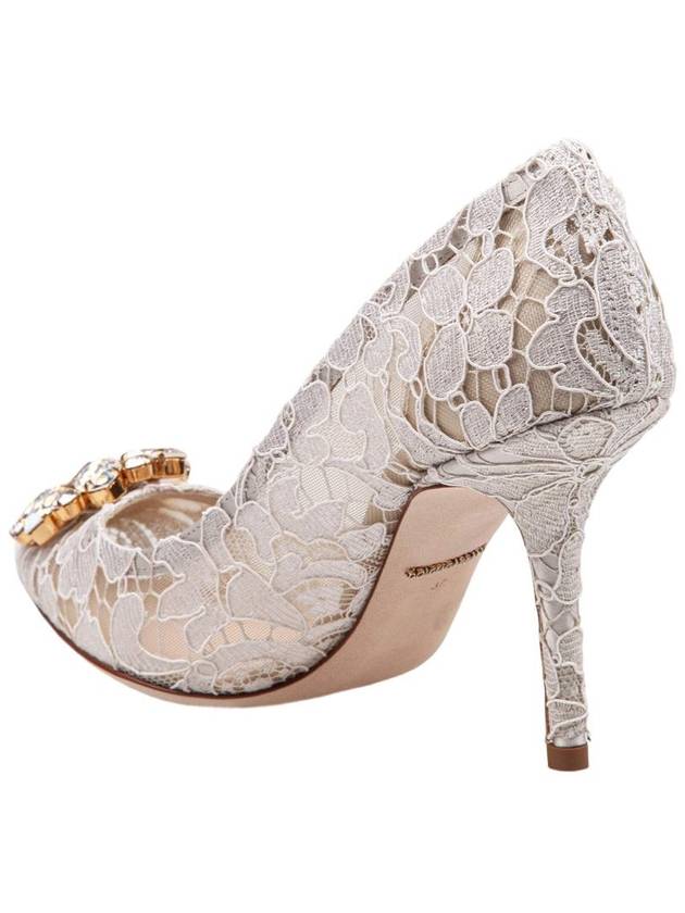 Lace Bellucci Pumps Heel White - DOLCE&GABBANA - BALAAN 6