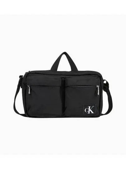 Jeans City Logo Nylon Cross Bag Black - CALVIN KLEIN - BALAAN 2