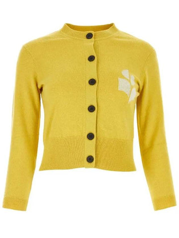 NEWTON Logo Cardigan Sunflower CA0040FA A1X05E 10SR - ISABEL MARANT - BALAAN 1