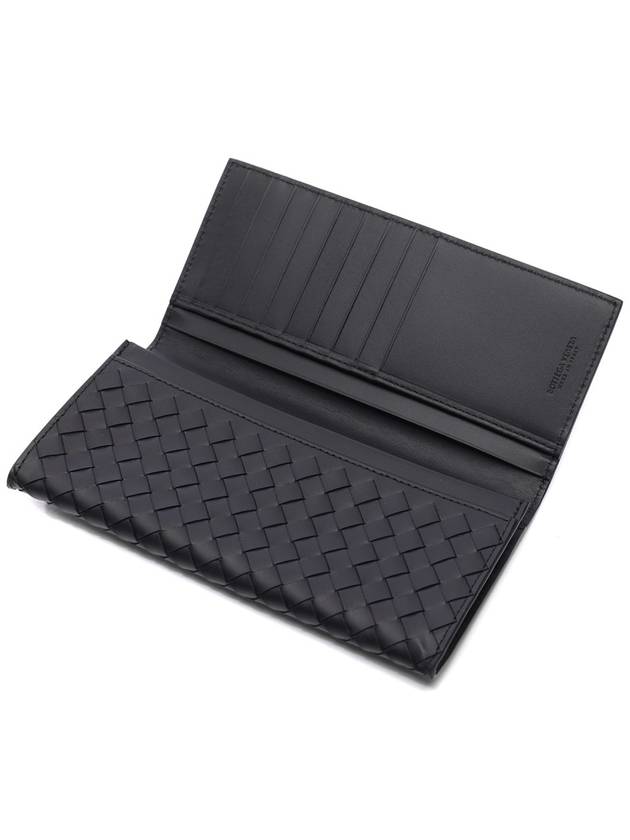 Intrecciato VN Continental Long Wallet Black - BOTTEGA VENETA - BALAAN 6