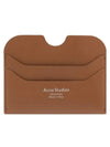 Silver Logo Card Wallet Brown - ACNE STUDIOS - BALAAN 2