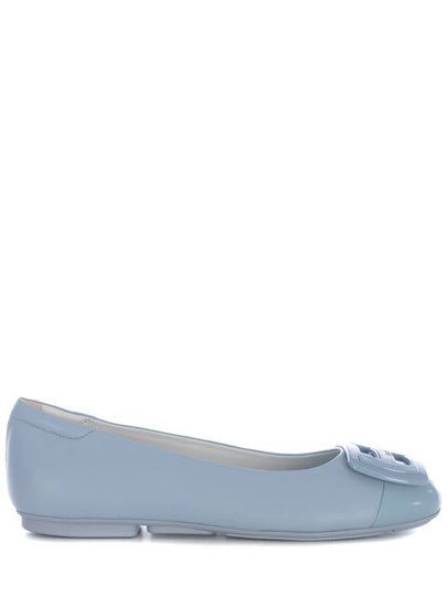 Flat Shoes HXW6610FH80R3M U030 Sky Blue - HOGAN - BALAAN 2