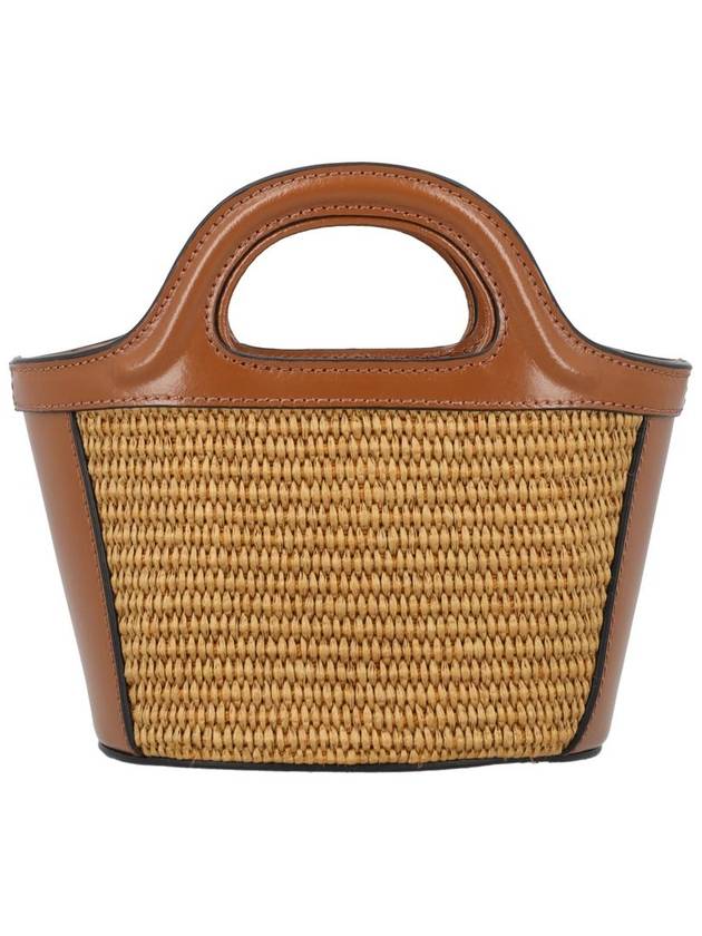 Rattan Micro Tropicalia Cross Bag Brown - MARNI - BALAAN 5