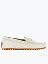 City Gommino Leather Driving Shoes White - TOD'S - BALAAN 2