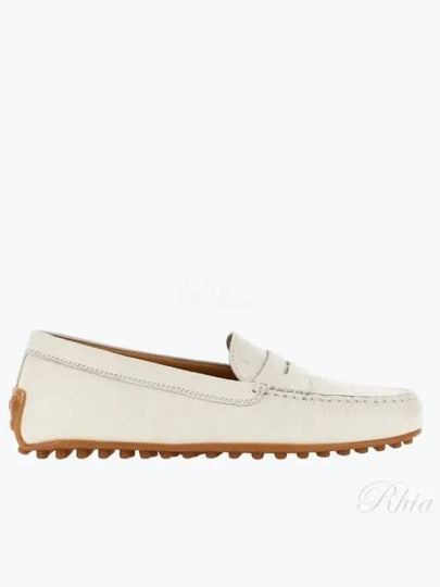 City Gommino Leather Driving Shoes White - TOD'S - BALAAN 2