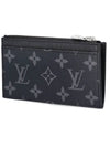 Monogram Coin Card Holder Black - LOUIS VUITTON - BALAAN.